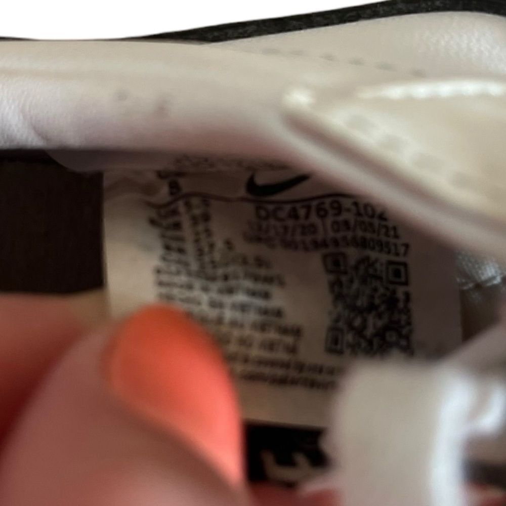 Nike Blazer Low '77 Vintage Womens Casual Shoes White Black Size 8 - Picture 8 of 8
